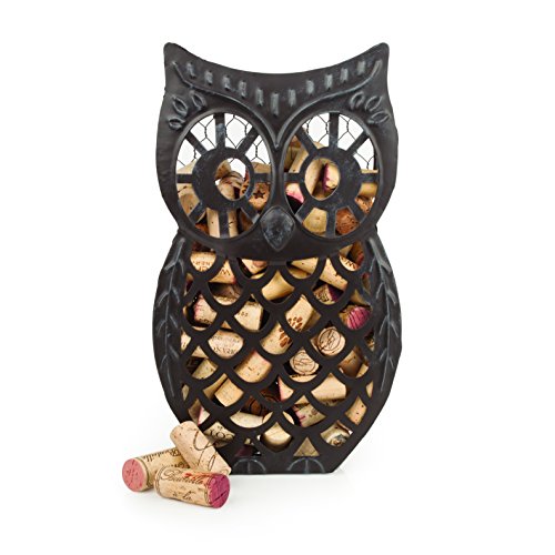 Product Cover Country Cottage Wise Owl Distressed Metal Cork Collector by Twine