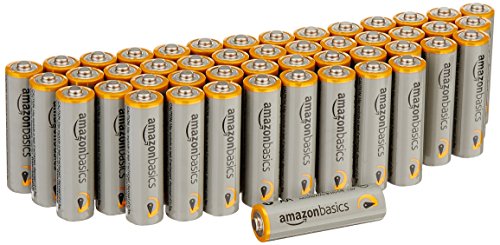 Product Cover AmazonBasics AA Performance Alkaline Non-Rechargeable Batteries (48 Count) - Packaging May Vary