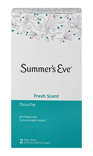 Product Cover Summer's Eve Douche, Fresh Scent, pH Balanced, Dermatologist & Gynecologist Tested, 2 Count per pack, 9 Fl Oz