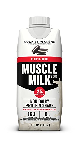 Product Cover Muscle Milk Genuine Protein Shake, Cookies 'N Crème, 20g Protein, 11 FL OZ, 12 Count