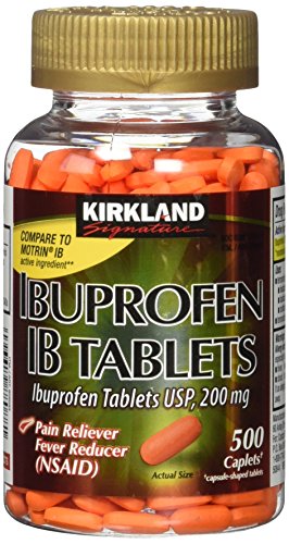 Product Cover Kirkland Signature Ibuprofen IB Caplets - 500 Count (1 Bottle)
