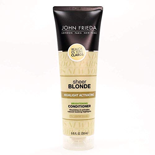 Product Cover John Frieda Sheer Blonde Highlight Activating Enhancing Conditioner (For Lighter Blondes), 8.45 Oz