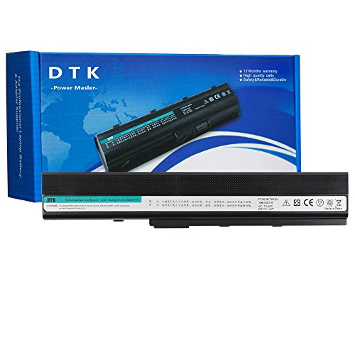 Product Cover DTK A32-K52 Laptop Battery Replacement for ASUS A52F A52J K52F X52N X52J X52F K52D K52J X5IJ Notebook 10.8 5200mAh