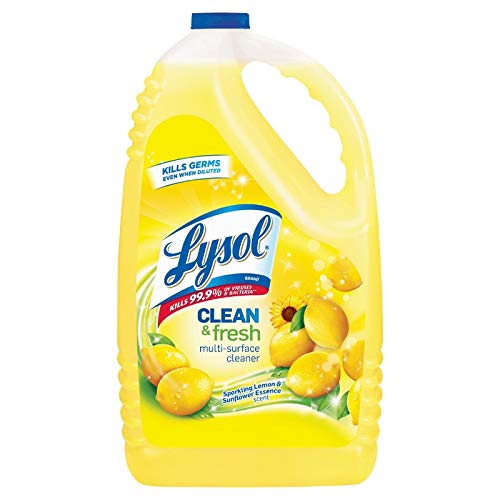 Product Cover Lysol Clean & Fresh Multi-Surface Cleaner, Lemon & Sunflower, 144oz