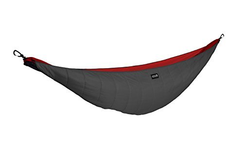 Product Cover ENO - Eagles Nest Outfitters Ember Hammock UnderQuilt, Lightweight Sleeping Quilt for Cold Weather Camping, Charcoal/Red