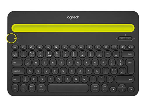 Product Cover Logitech Bluetooth Multi-Device Keyboard K480 - Black - works with Windows  and Mac Computers, Android and iOS Tablets and Smartphones