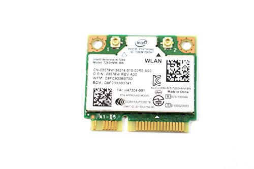 Product Cover Intel 7260.HMW Dual Band Wireless-AC 7260 Network Adapter PCI Express Half Mini Card 802.11 b/a/g/n/ac
