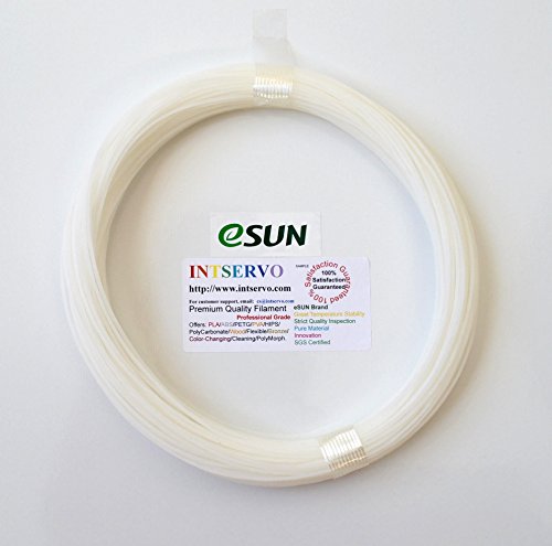 Product Cover eSUN 3D Printer Cleaning Filament 1.75mm Natural 0.1kg for All 1.75mm FDM 3D Printers, 1.75mm Cleaning