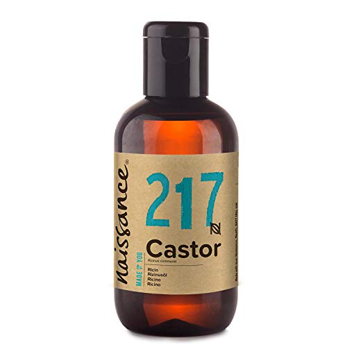 Product Cover Naissance Cold Pressed Castor Oil 3.4 fl oz / 100ml - Pure, Natural, Virgin, Unrefined, Vegan, Hexane-Free, No GMO - Nourishes and Moisturizes Hair, Eyebrows and Eyelashes