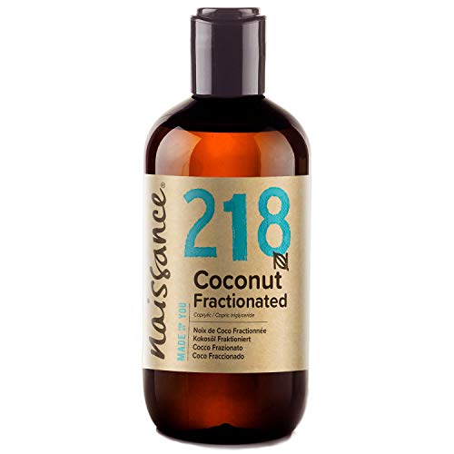 Product Cover Naissance Fractionated Coconut 8.5 fl oz/ 250ml. - Pure, Natural, Cruelty Free, Vegan - Moisturizing & Hydrating - Ideal for Aromatherapy, Massage and DIY Beauty Recipes