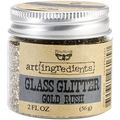 Product Cover Prima Marketing Art Ingredients Glass Glitter, 2-Ounce, Gold Rush