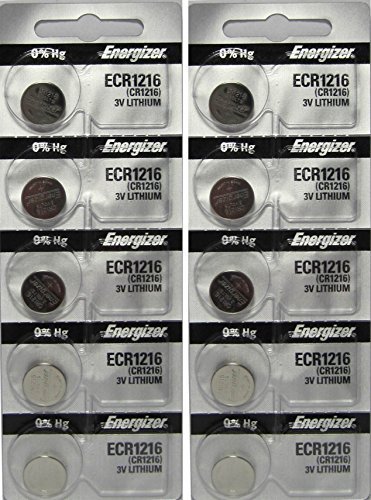 Product Cover 10 CR1216 Energizer Watch Batteries Lithium Zero Mercury Battery Cell