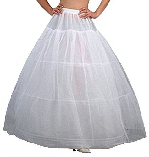 Product Cover V.C.Formark Crinoline Underskirt Petticoat Half slip for Wedding Bridal Dress White