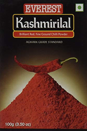 Product Cover Everest Kashmiri Lal Ground Spice Used in Dishes for Its Hot Taste and Reddish Color (Box, 100 Gms)