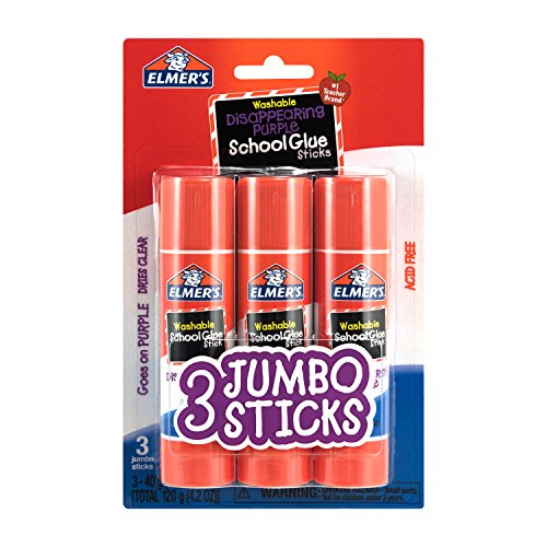 Product Cover Elmer's Glue Stick (E579), Disappearing Purple, 3 Sticks