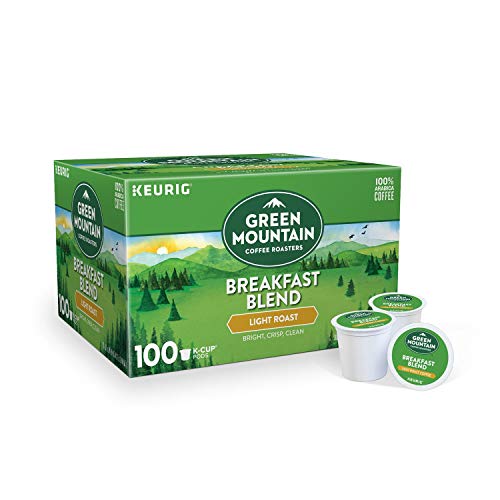 Product Cover Green Mountain Coffee Breakfast Blend, K-Cup for Keurig Brewers, 100 Count (Packaging May Vary)