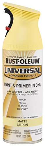Product Cover Rust-Oleum 282813 Universal All Surface Spray Paint, 12 oz, Matte Citron