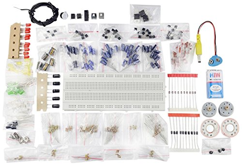 Product Cover Generic Electronic Components Project Kit Or Breadboard, Capacitor, Resistor, Led, Switch (Comes In A Box)