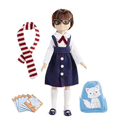 Product Cover Lottie School Days Doll | Doll With Glasses & Doll Backpack For Dolls