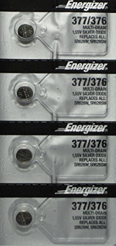 Product Cover 4 Energizer 377 376 Silver Oxide Watch Batteries SR626SW SR626W