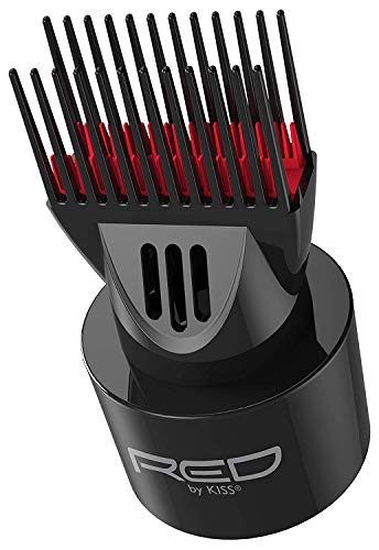 Product Cover Red by Kiss Universal Detangling Blow Dryer Hair Styling Pik - Compatible with all Hair Dryers