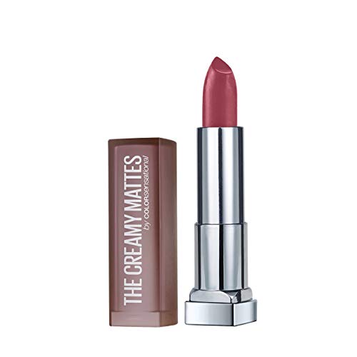 Product Cover Maybelline New York Color Sensational Creamy Matte Lipstick, 660 Touch of Spice, 3.9g