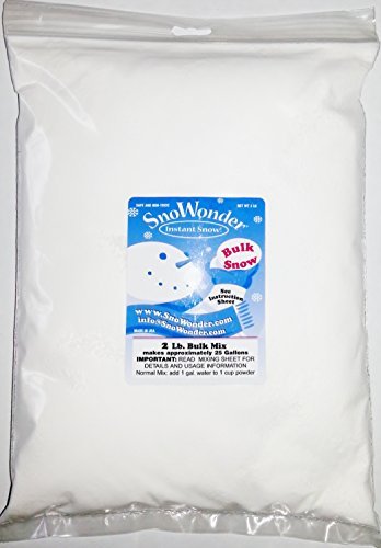 Product Cover SnoWonder Instant Snow Fake Artificial Snow, Also Great for Making Cloud Slime - Mix Makes 25 Gallons of Fake Snow