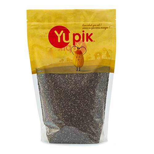 Product Cover Yupik Natural Black Chia Seeds, 1Kg - Package may vary