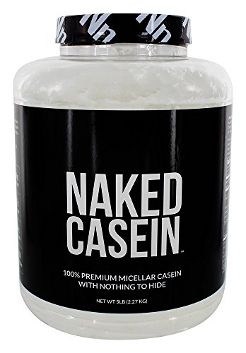 Product Cover NAKED CASEIN - 5LB 100% Micellar Casein Protein from US Farms - Bulk, GMO-Free, Gluten Free, Soy Free, Preservative Free - Stimulate Muscle Growth - Enhance Recovery - 76 Servings