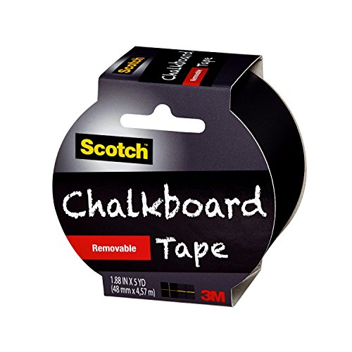 Product Cover Scotch Chalkboard Tape, Black, 1.88-Inch x 5-Yard
