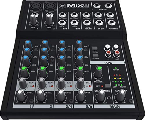 Product Cover Mackie Mix Series Mix8 8-Channel Mixer