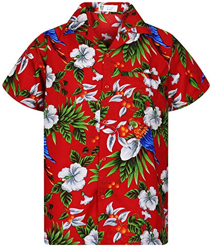 Product Cover Funky Hawaiian Shirt, Parrotcherry, red, S