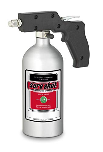 Product Cover Sure Shot - M2400 Silver Anodized Aluminum Sprayer with Adjustable Nozzle