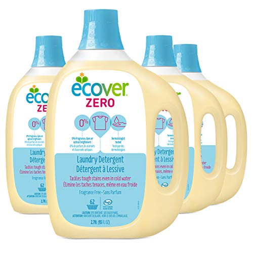 Product Cover Ecover Zero Laundry Detergent, Fragrance Free, 93 Ounce (4 Count)