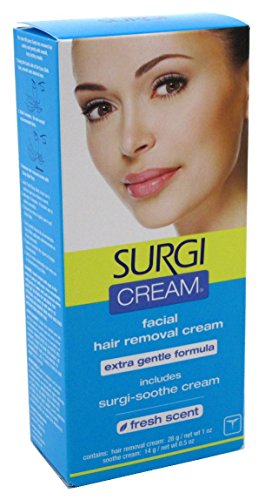 Product Cover Surgi Cream Hair Remover Face Extra Gentle 1oz Fresh Scent (2 Pack)