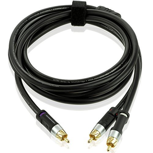 Product Cover Mediabridge Ultra Series RCA 15 Feet Y-Adapter 1-Male to 2-Male, Black