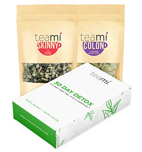 Product Cover Teami 30-Day Detox Tea Pack: All-Natural Teatox Kit with Teami Skinny & Teami Colon Cleanse Loose Leaf Herbal Teas