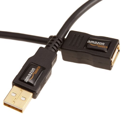 Product Cover AmazonBasics USB 2.0 Extension Cable - A-Male to A-Female - 3.3 Feet (1 Meters)