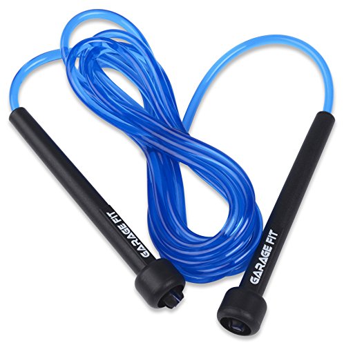 Product Cover Garage Fit 9' Adjustable PVC Jump Rope for Cardio Fitness - Versatile Jump Rope for Both Kids and Adults - Great Jump Rope for Exercise