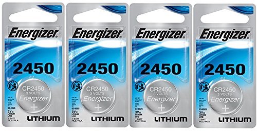 Product Cover Energizer Lithium Coin Blister Pack Watch/Electronic Batteries CR2450 (Pack of 4)