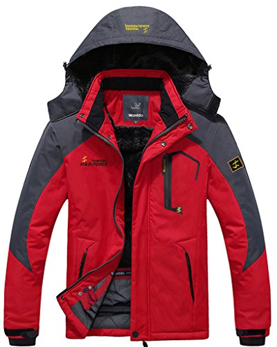 Product Cover Wantdo Men's Mountain Waterproof Ski Jacket Windproof Rain Jacket