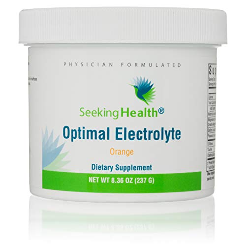 Product Cover Optimal Electrolyte Orange | 30 Powder Servings | Seeking Health | Electrolyte Powder Drink | Electrolyte Replacement