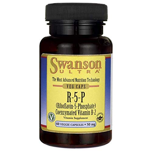 Product Cover Swanson R-5-P (Riboflavin-5-Phosphate) 50 Milligrams 60 Veg Capsules