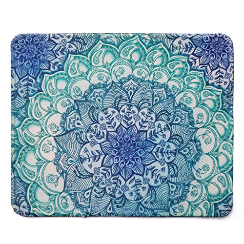 Product Cover Rectangle Mousepad Creative Painting Customized Mandala Pattern Rectangle Mouse Pad