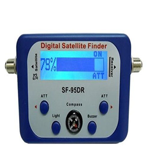Product Cover AGPtek Good for Campers Digital Satellite Signal Meter Finder Meter for Dish Network Directv FTA LCD Graphic Display Backlight Compass Buzzer Control