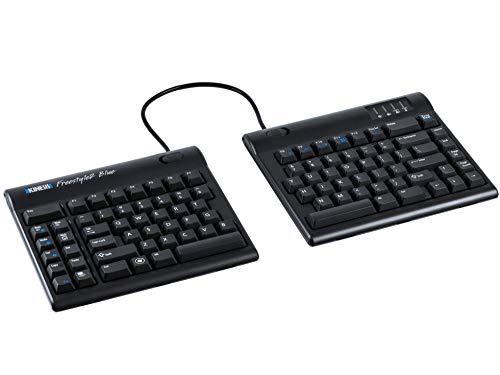 Product Cover Kinesis Freestyle2 Blue Wireless Ergonomic Keyboard for PC (9
