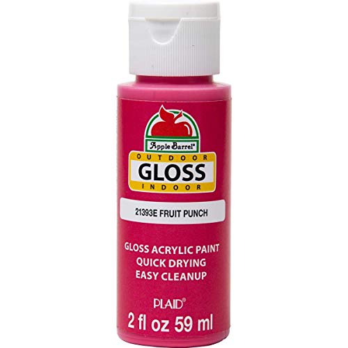 Product Cover Apple Barrel 21393E Gloss Finish Acrylic Paint, 2 oz., Fruit Punch