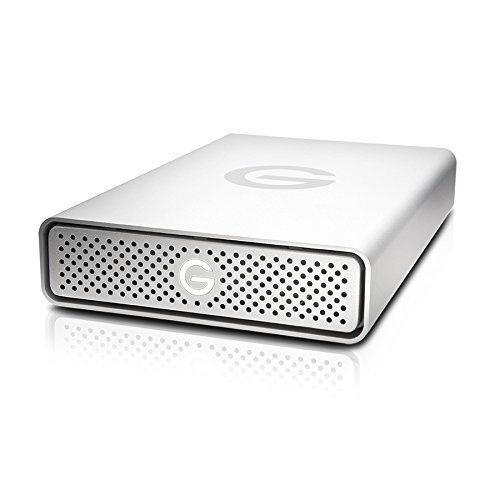 Product Cover G-Technology 6TB G-DRIVE USB 3.0 Desktop External Hard Drive, Silver - Compact, High-Performance Storage - 0G03674-1