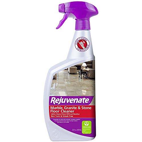 Product Cover Rejuvenate Marble Granite and Stone Floor Cleaner - Instantly Removes Dirt and Grime - Non-Toxic Streak Free Shine - 32 oz.