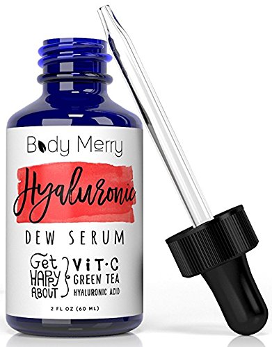 Product Cover Hyaluronic Acid Serum - Professional Grade VEGAN Hyaluronic Acid with Vitamic C & Green Tea - Best Natural & Organic Anti-Aging Face Serum for Wrinkles & Fine Lines